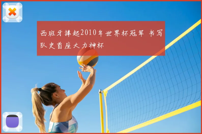 西班牙捧起2010年世界杯冠军 书写队史首座大力神杯
