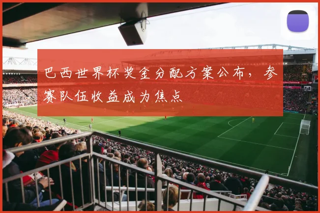 巴西世界杯奖金分配方案公布，参赛队伍收益成为焦点